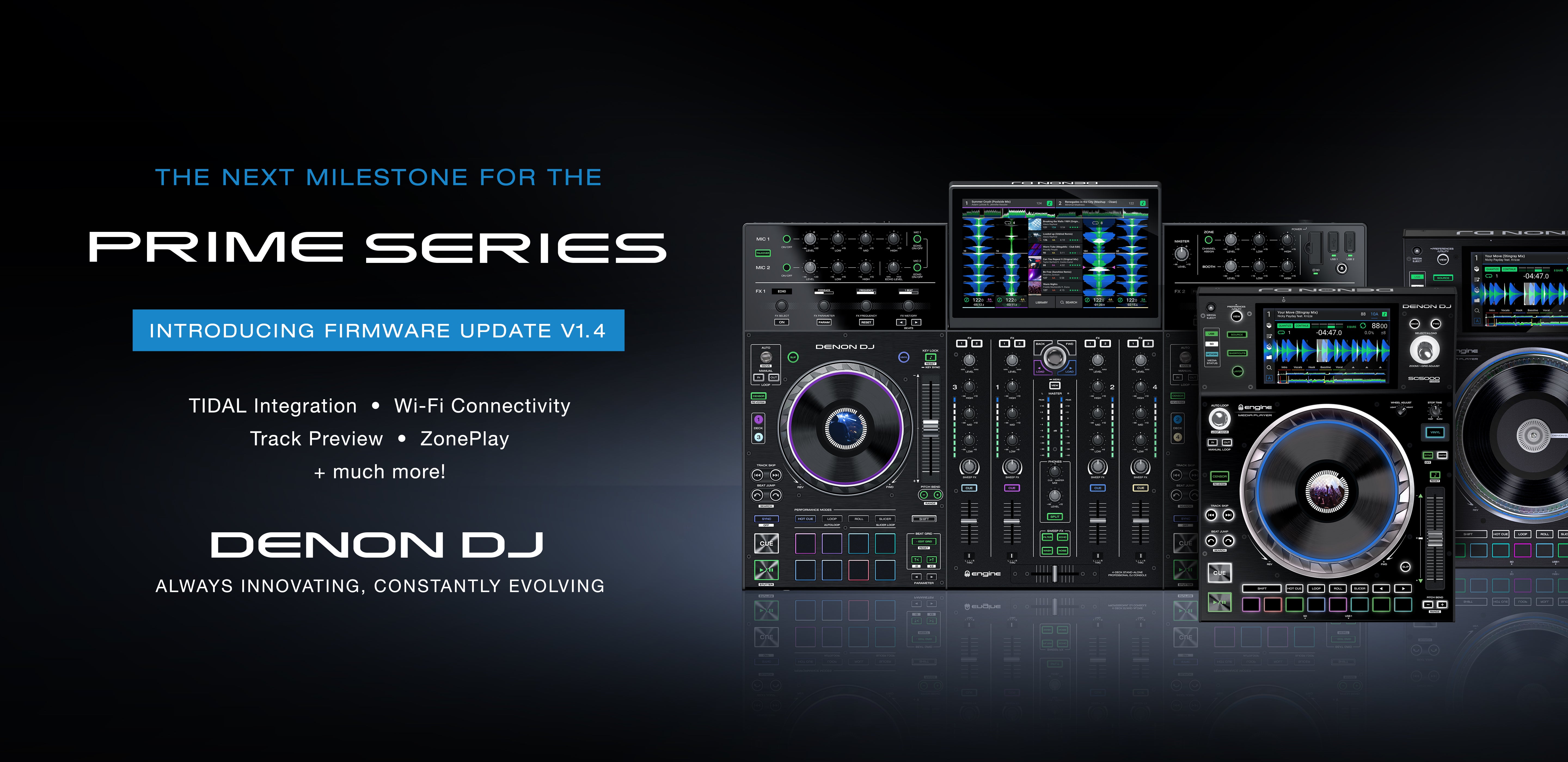 Nieuwe update voor de Denon DJ Prime serie! New Update for the Denon DJ Prime Series!